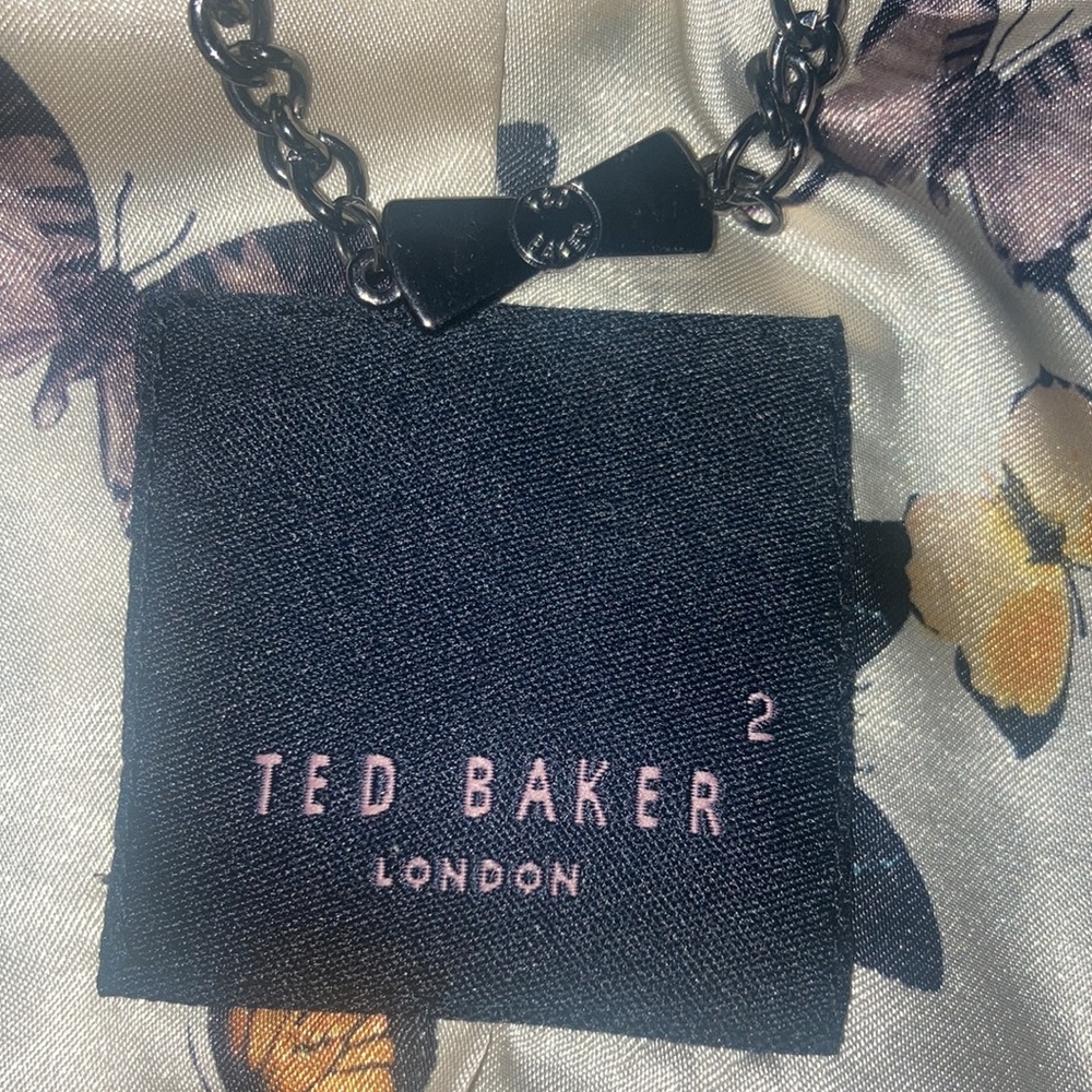 Ted Baker London Black Leather Jacket - Picture 7 of 8